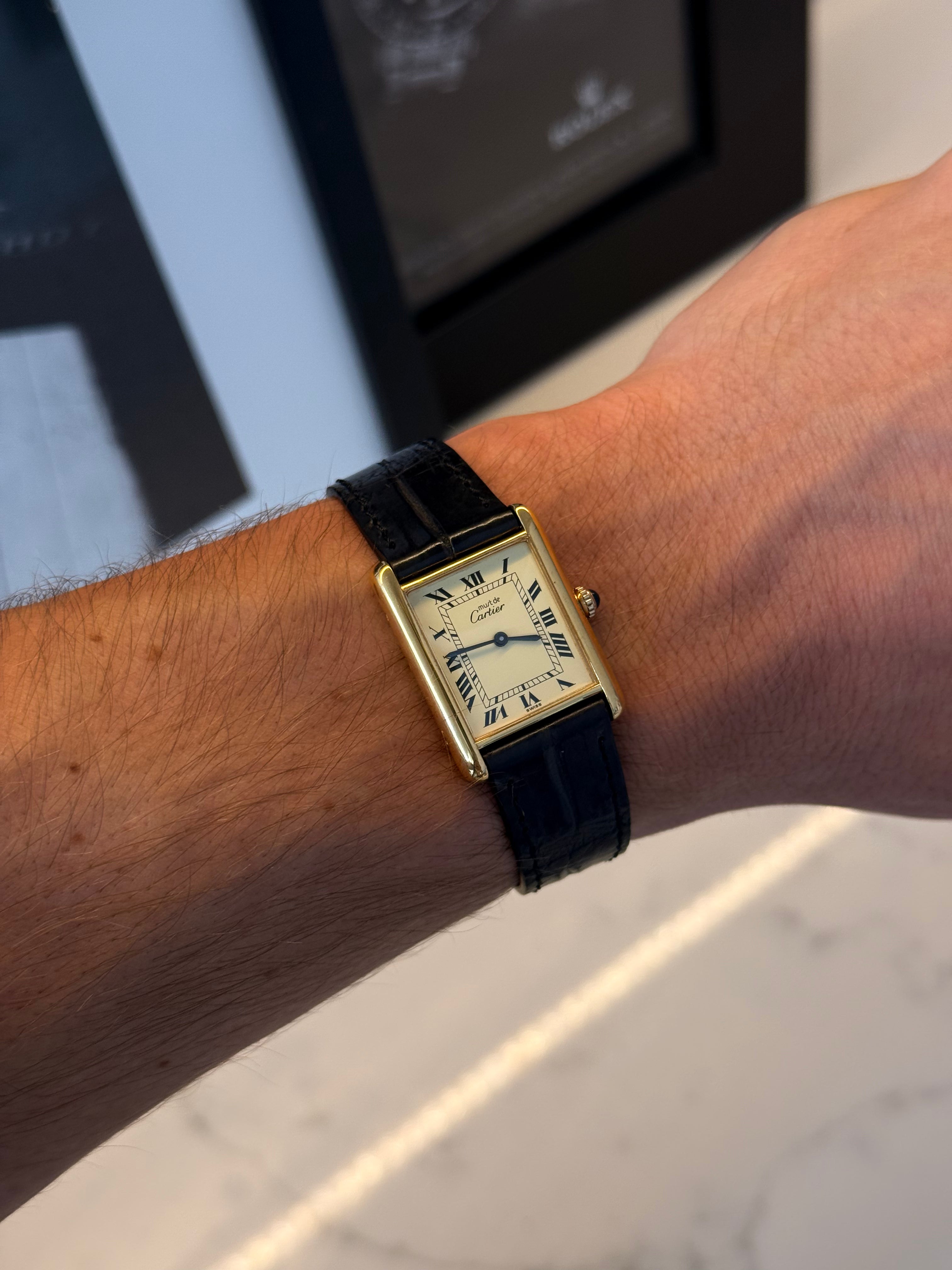 Cartier Tank Vermeil 'LM'