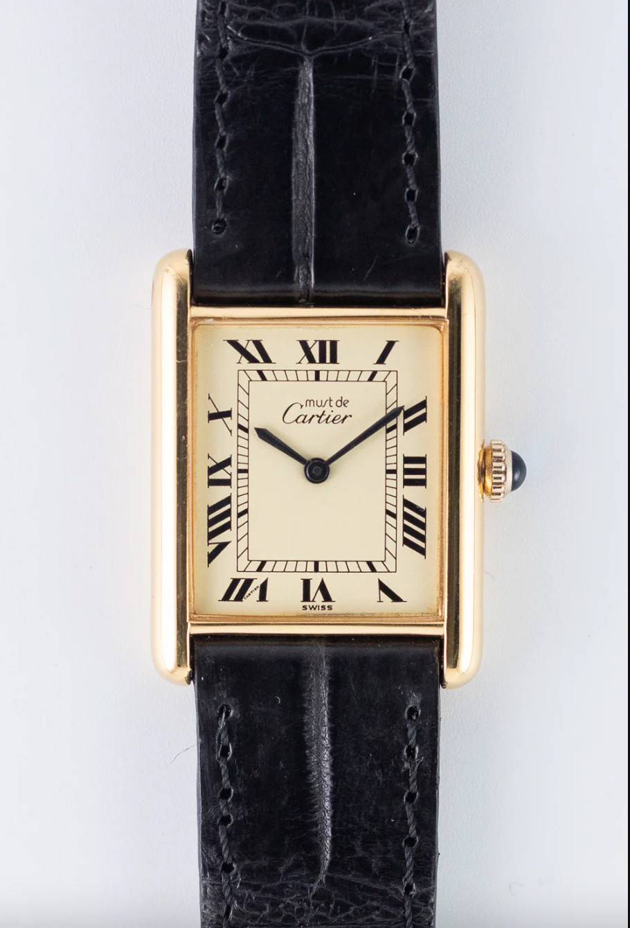Cartier Tank Vermeil 'LM'